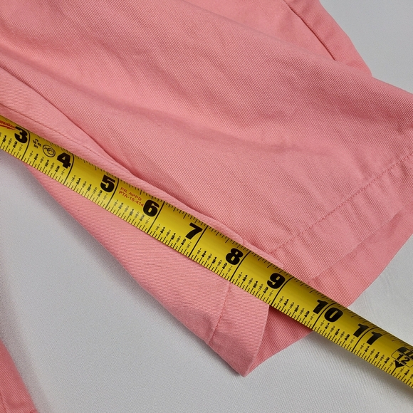 Vineyard Vines Men's Pink Club Shorts 100% Cotton Chino Flat Front Size 28 - Picture 14 of 14